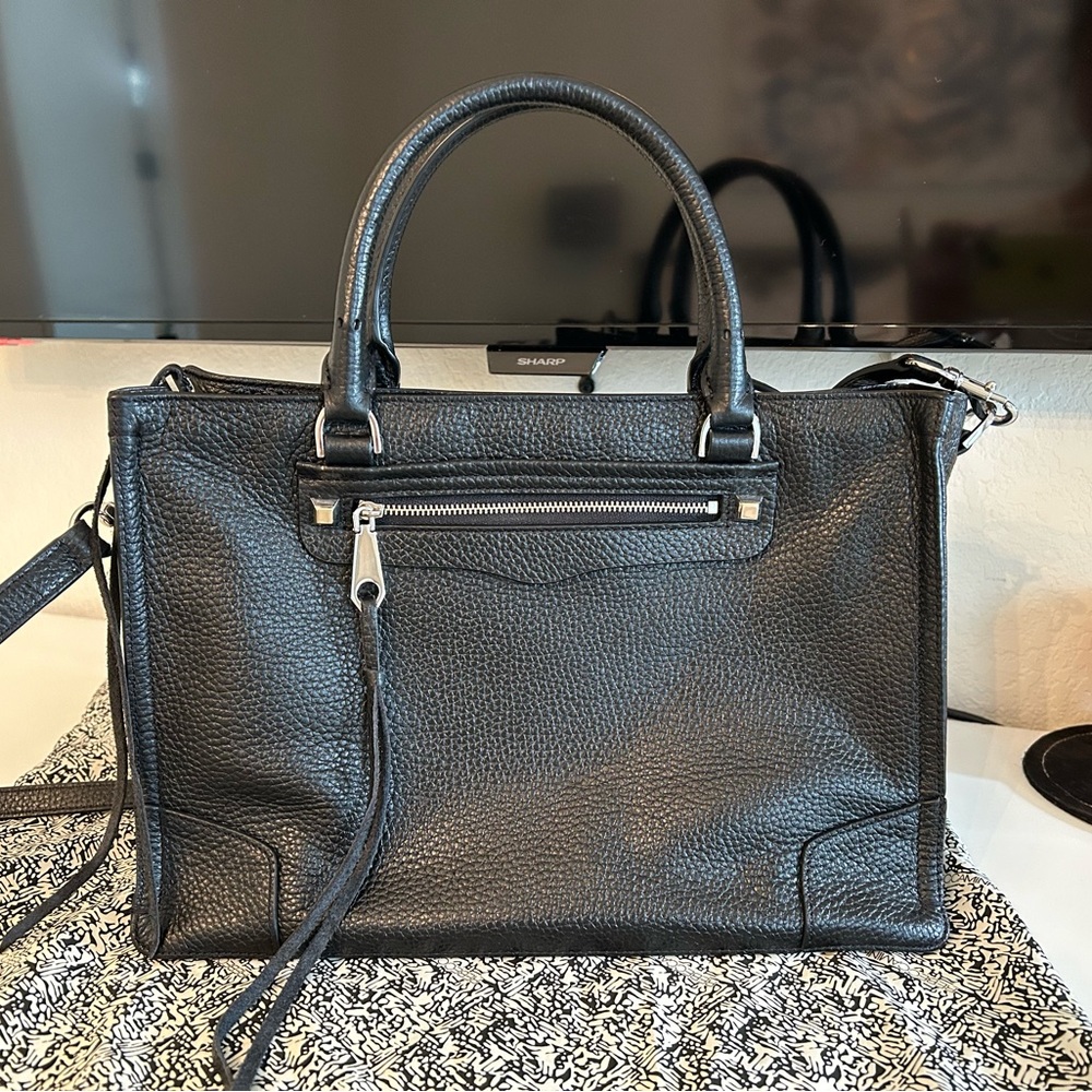 Rebecca Minkoff Regan Satchel Tote in Black